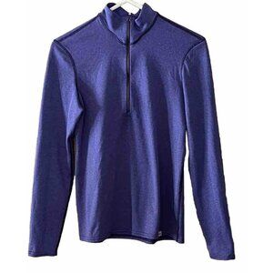 Patagonia Women's Small Capilene Fleece 1/4 Zip Baselayer Top Purple